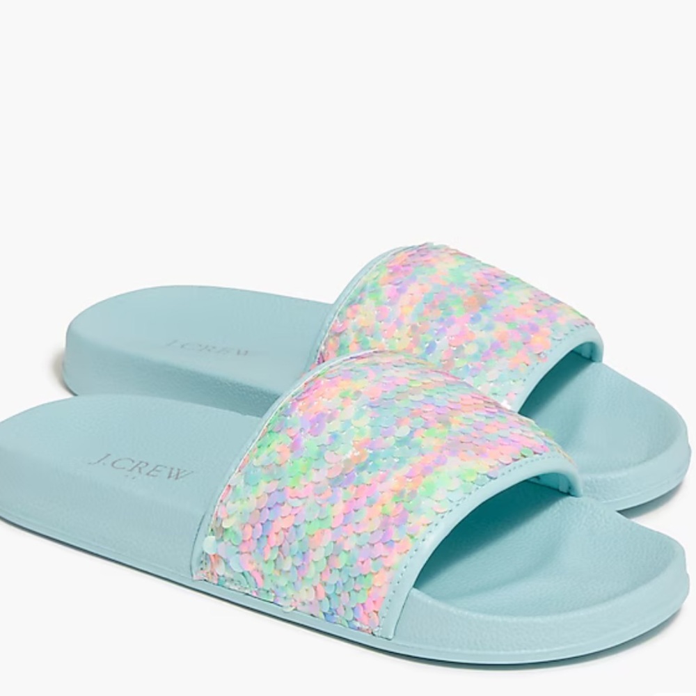 NWT - J Crew Kids (crewcuts) Flip Flops / Slippers - Size 1 (Little Kids)